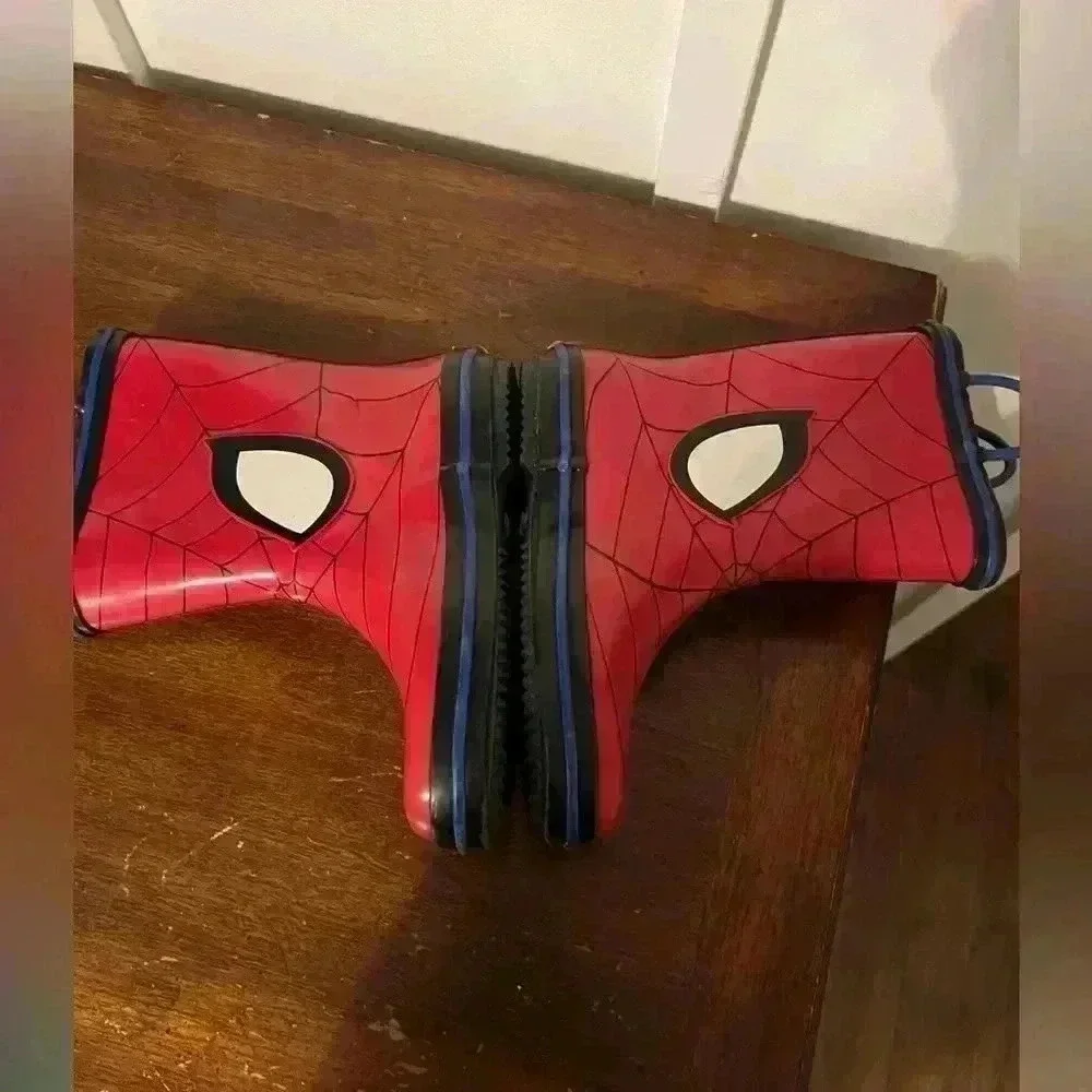 Marvel Spiderman rain boots size 2-3